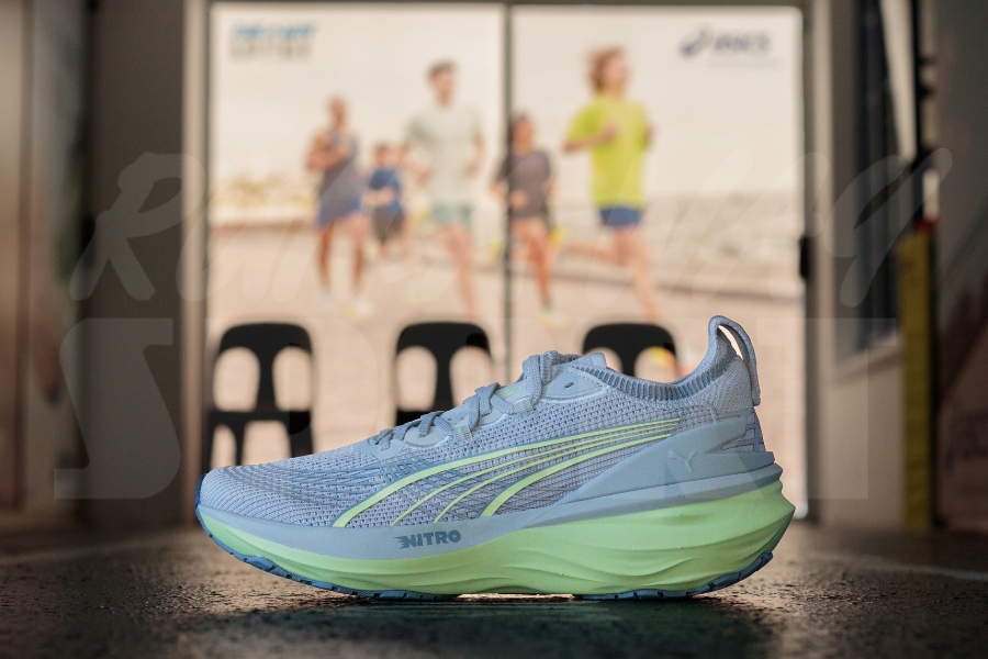 Puma ForeverRun NITRO 2 Mens Silver/Apple