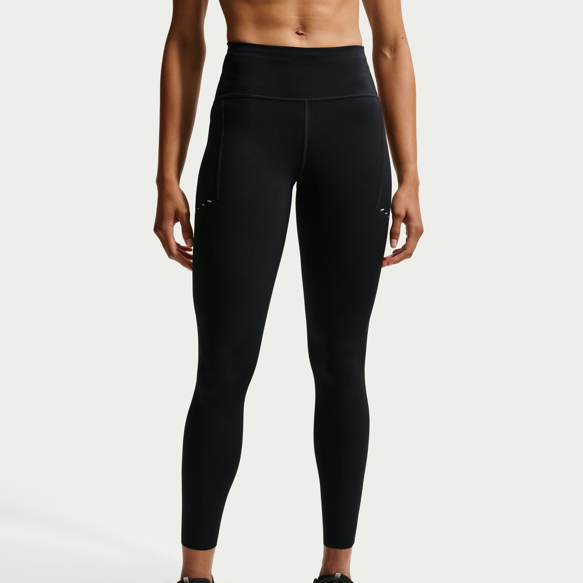 Nike Swift Women's High-Waisted 7/8 Running Leggings with Pockets (Black)