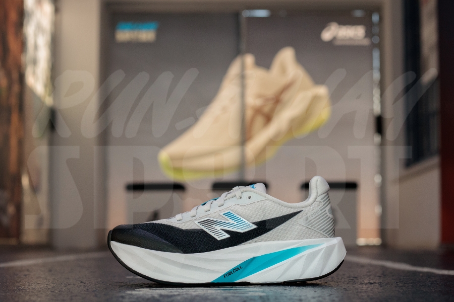 New Balance FuelCell Rebel v5 Kids (Gray/Blue)