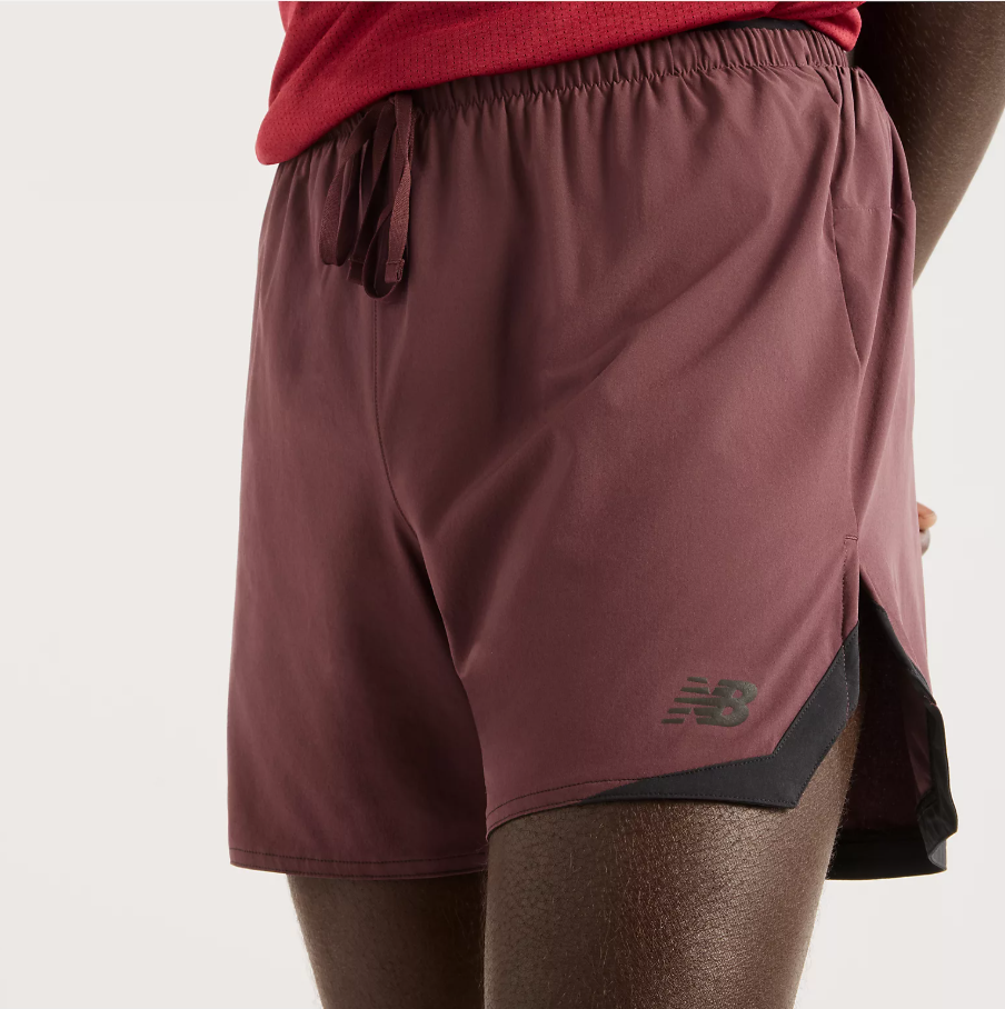 New Balance RC Essential Short 5in Men's (Cherry Leather)